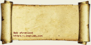 Jasmina Peković vizit kartica